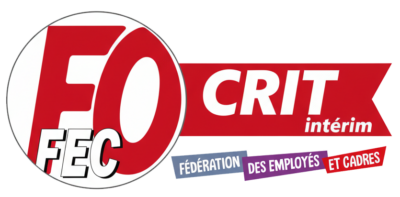 Logo FEC FO CRIT Intérim