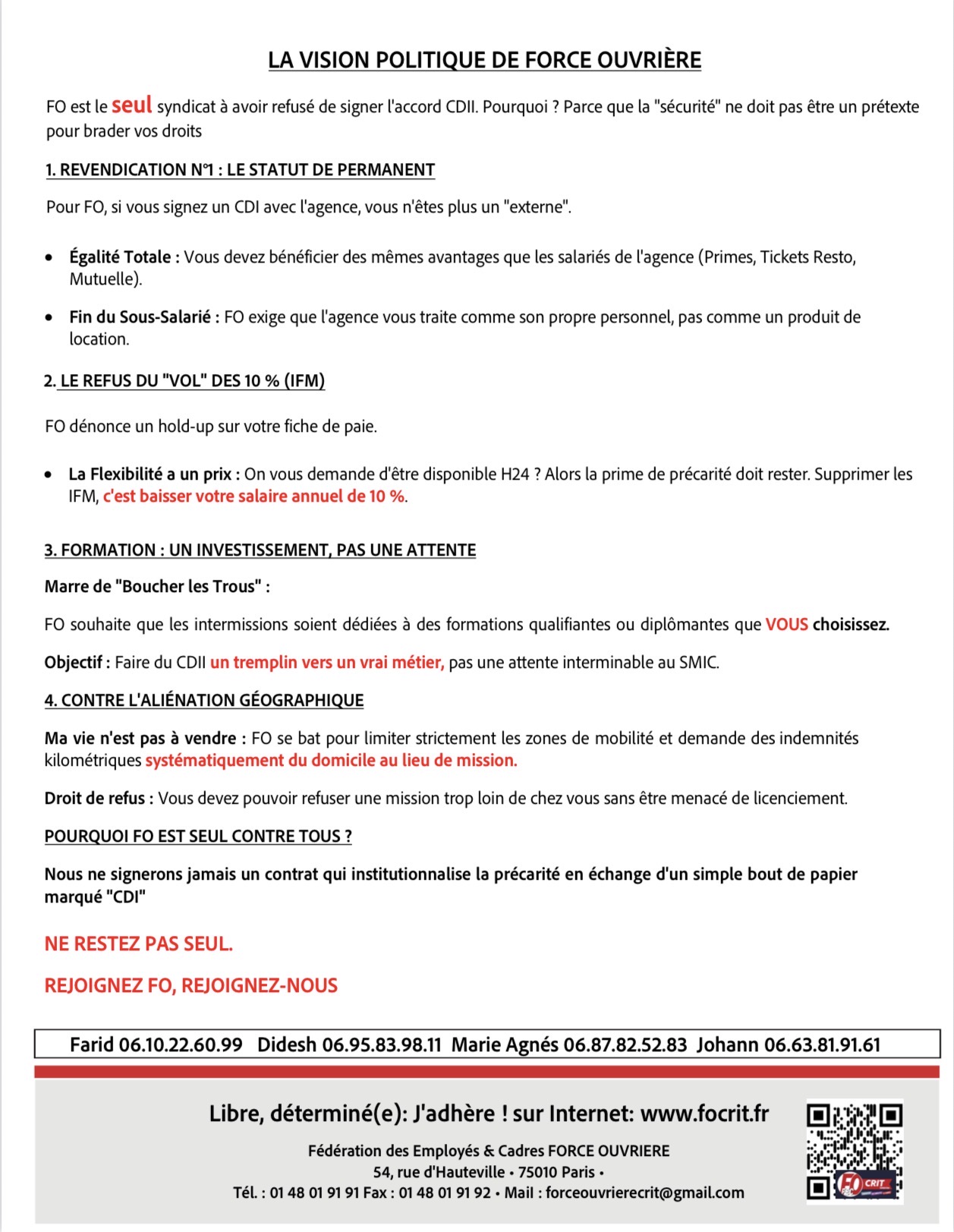 CDI interimaire